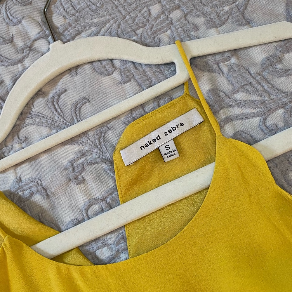 Yellow Women’s Dress - Size Small